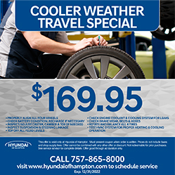 Hyundai Cooler weather travel special