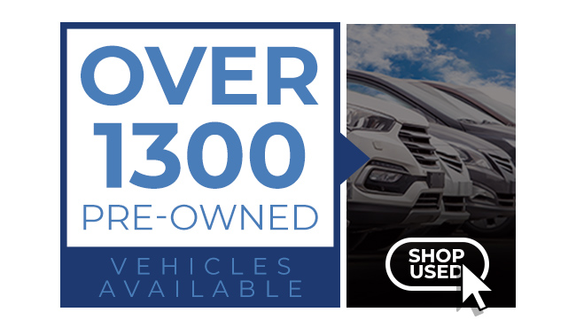 over 1300 pre-owned vehicles available - shop used