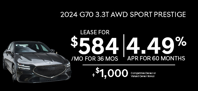 2024 Genesis G70 3.3T AWD Sport Prestige