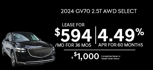 2024 Genesis GV70 2.5T AWD Select