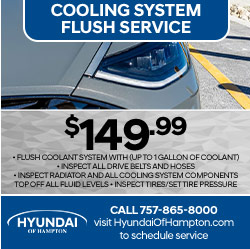 Hyundai cooling system flush service