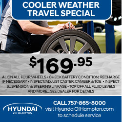 Hyundai Cooler weather travel special