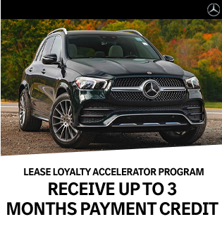 Lease loyalty accelerator program receive up to 3 months payment credit