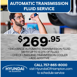 Hyundai Automatic transmission fluid service