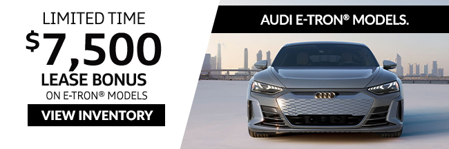 lease bonus on Audi E-TRON models