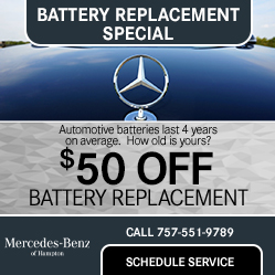 Mercedes-Benz battery replacement special