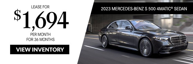 2023 Mercedes-Benz S500 models