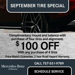 service special offer at Mercedes-Benz Hampton Automall