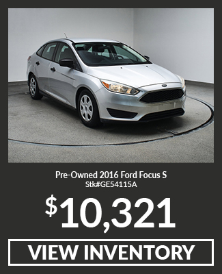 Pre-Owned 2016 Ford Focus S