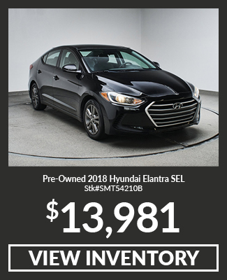 Pre-Owned 2018 Hyundai Elantra SEL