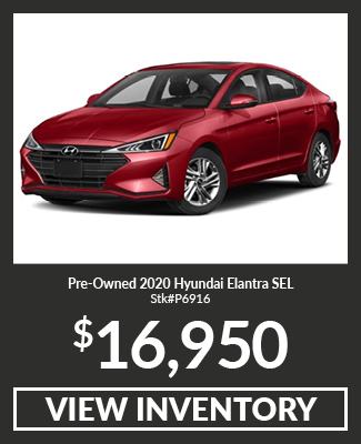 Pre-Owned 2020 Hyundai Elantra SEL