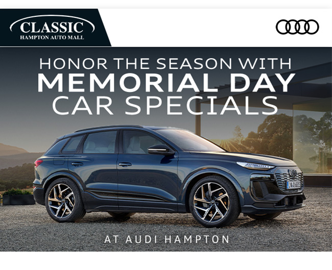 Luxury is Blooming this month At Audi Hampton