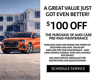 The Purchase of Audi Care Pre-Paid Maintenance