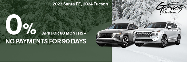 2024 Hyundai Santa Fe and Hyundai Tucson