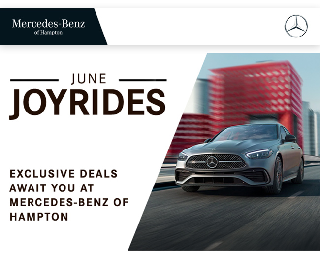 June joyrides at Mercedes-Benz of Hampton