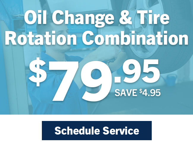 Oil change and tire rotation