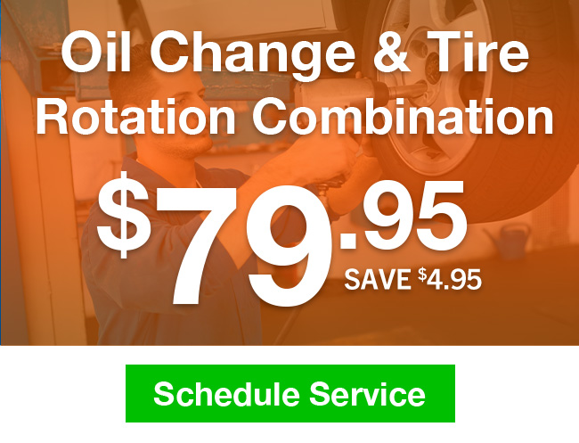 Oil change and tire rotation