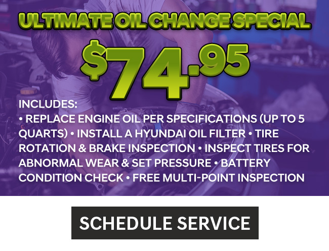 Ultimate oil change special