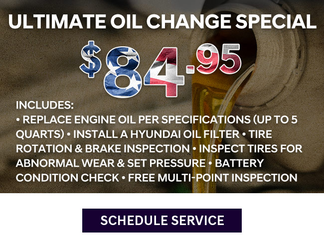 Ultimate oil change special