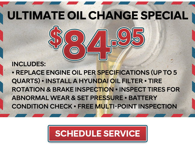 Ultimate oil change special