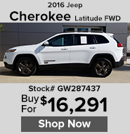2016 Jeep Cherokee Latitude FWD