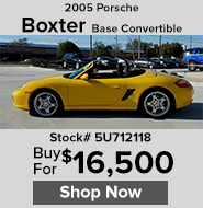 2005 Porsche Boxter Base Convertible