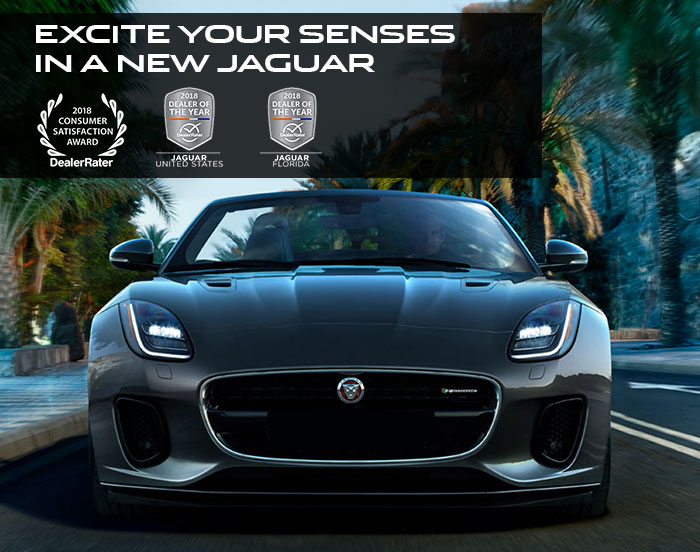 Excite Your Senses In A New Jaguar