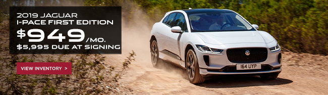 2019 Jaguar I-Pace First Edition $949 per month $5,995 due at signing