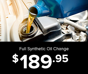 Full Synthetic Oil Change $189.95