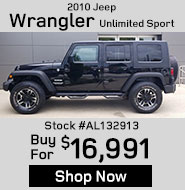 2010 Jeep Wrangler Unlimited Sport