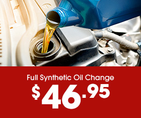 Full Synthetic Oil Change $46.95