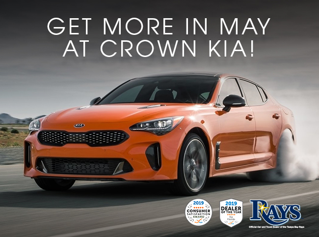 Get More In May At Crown Kia!