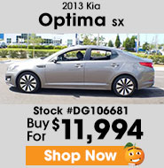 2013 Kia Optima SX buy for $11,994