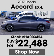 2017 Honda Accord EX-L 