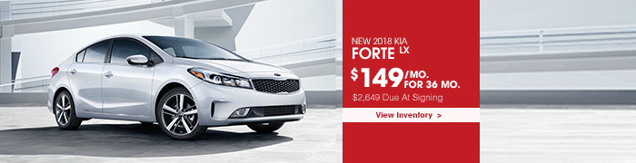 New 2018 Kia Forte LX