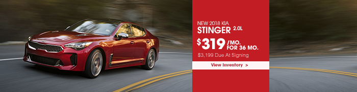 New 2018 Kia Stinger 2.0L AWD