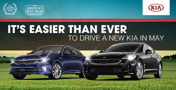 It’s Easier Than Ever To Drive A New Kia In May