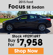 2015 ford focus se sedan