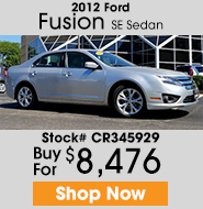 2012 Ford Fusion SE Sedan