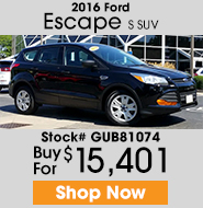 2016 Ford Escape S SUV