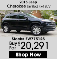 2015 Jeep Cherokee Limited 4x4 SUV