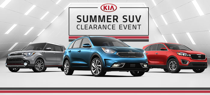 Summer SUV clearance event