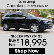 2015 Jeep Cherokee Limited 4x4