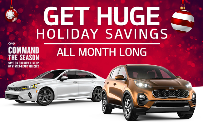 get huge holiday savings all month long