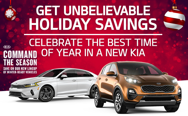 Celebrate The Best Time Of Year In A New Kia
