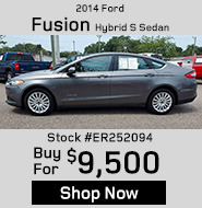 2014 ford fusion hybrid s sedan