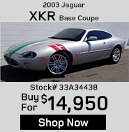 2003 Jaguar XKR Base Coupe