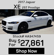 2017 Jaguar XE 25T Prestige