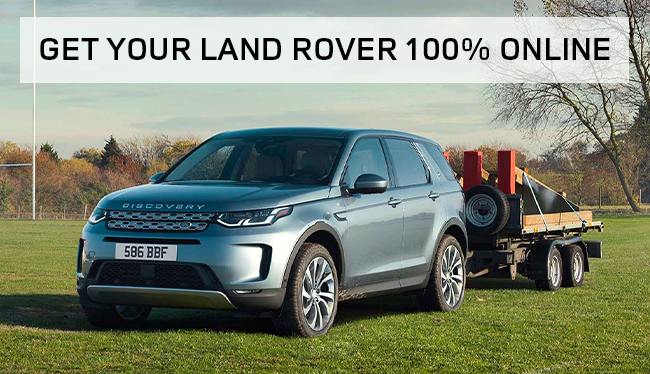 Get your land rover 100% online