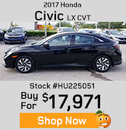 2017 Honda Civic LX CVT buy for $17,971
